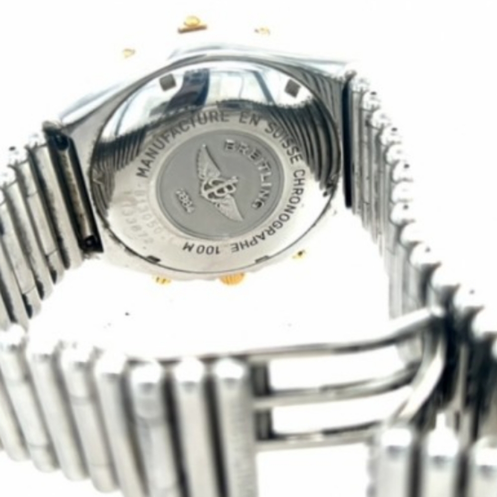 SOLD Breitling 18K Windrider Chronomat Automatic  Yellow Gold Watch - Picture 2 of 6
